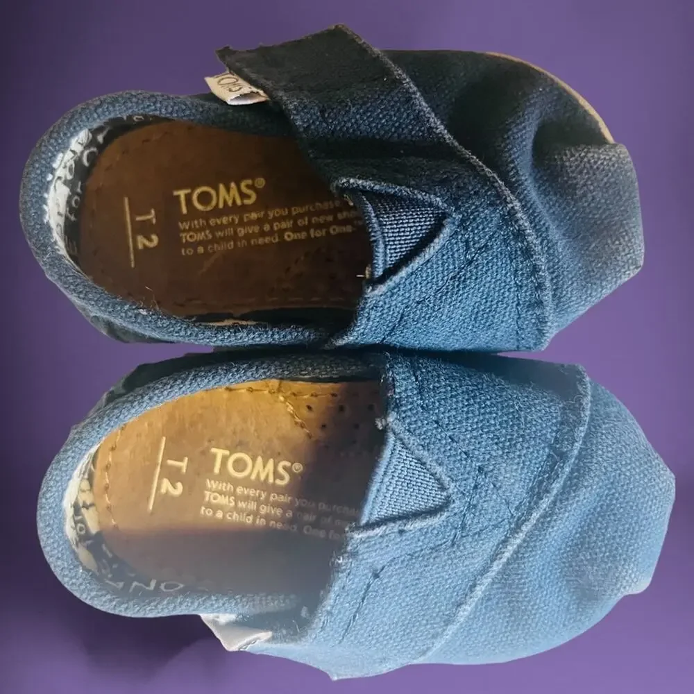 Baby Toms Slip on OG Blue Tiny 2